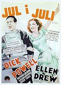 Jul i juli 1940 poster Dick Powell Ellen Drew Helger