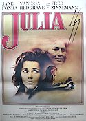 Julia (1976) Poster 70x100cm Jane Fonda/Vanessa Redgrave/Jason Robards