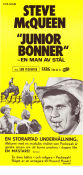 Junior Bonner 1972 poster Steve McQueen Robert Preston Ida Lupino Sam Peckinpah