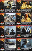 Jurassic Park 1993 lobbykort Sam Neill Laura Dern Jeff Goldblum Steven Spielberg Dinosaurier och drakar