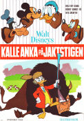 Kalle Anka på jaktstigen 1965 poster Kalle Anka Donald Duck Affischkonstnär: Einar Lagerwall