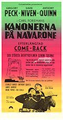 Kanonerna p� Navarone (1961) Poster 30x70cm Gregory Peck/David Niven/Anthony Quinn/Alistair MacLean/Nazi