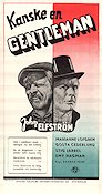 Kanske en gentleman (1951) Poster 30x70cm John Elfstr�m