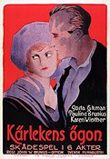 Kärlekens ögon 1923 poster Gösta Ekman Pauline Brunius Karen Winther John W Brunius