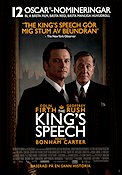 The King´s Speech 2010 poster Colin Firth Geoffrey Rush Helena Bonham Carter Tom Hooper