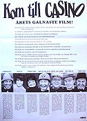 Kom till Casino (1974) Poster 70x100cm B G�sta Bernhard/G�sta Krantz/Carl-Gustaf Lindstedt/Revy
