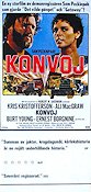Konvoj (1978) Poster 30x70cm Sam Peckinpah/Kris Kristofferson/Ali MacGraw