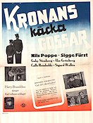 Kronans k�cka gossar (1940) Poster B Nils Poppe/Sigge F�rst