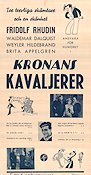 Kronans kavaljerer (1930) Poster 30x70cm Fridolf Rhudin/Valdemar Dalquist