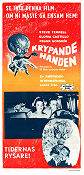 Krypande handen 1957 poster Steve Terrell Gloria Castillo Edward L Cahn Kultfilmer
