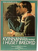 Kvinnan i huset bredvid (1982) Poster Francois Truffaut/Gerard Depardieu/Fanny Ardant