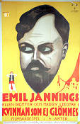 Kvinnan som ej glömmes 1922 poster Emil Jannings