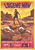 Lagens man (1971) Poster 70x100cm Burt Lancaster