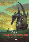 Legender från övärlden 2006 poster Goro Miyazaki Filmbolag: Studio Ghibli Filmen från: Japan Animerat Hitta mer: Anime Dinosaurier och drakar Animerat