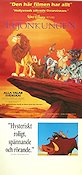 Lejonkungen (1995) Poster 30x70cm Animation