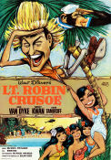 Lt Robin Crusoe (1967) Poster 70x100cm Dick van Dyke/Walt Disney