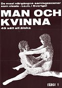 Man och kvinna 49 sätt att älska 1969 poster Andreas Kranich Birgit Müller Matt Cimber
