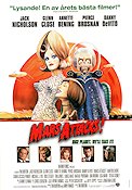 Mars Attacks 1997 poster Jack Nicholson Glenn Close Pierce Brosnan Annette Bening Tim Burton