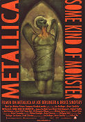 Metallica: Some Kind of Monster 2004 poster James Hetfield Kirk Hammett Lars Ulrich Bruce Sinofsky Joe Berlinger Dokumentärer Konstaffischer Rock och pop