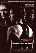 Million Dollar Baby 2004 poster Hilary Swank Morgan Freeman Jay Baruchel Clint Eastwood Boxning