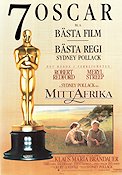 Mitt Afrika (1985) Poster 70x100cm B Meryl Streep/Robert Redford/Karen Blixen/Klaus Maria Brandauer