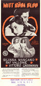Mitt röda blod 1953 poster Silvana Mangano Raf Vallone Vittorio Gassman Alberto Lattuada