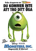 Monsters Inc (2002) Poster 70x100cm advance Pixar/Animation
