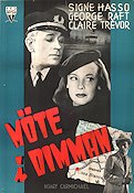 Möte i dimman 1945 poster Signe Hasso George Raft Hoagy Carmichael Film Noir