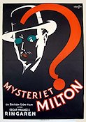 Mysteriet Milton 1940 poster Sonnie Hale Eric Rohman art