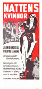 Nattens kvinnor 1955 poster Jeanne Moreau Philippe Lemaire Roger Pierre André Pergament