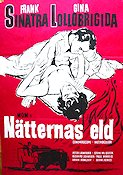 N�tternas eld (1960) Poster 70x100cm Frank Sinatra/Gina Lollobrigida