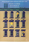 New York Stories 1989 poster Nick Nolte Mia Farrow Rosanna Arquette Woody Allen