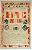 New Yorks mysterier 1917 poster Elaine Dodge Walter Jameson