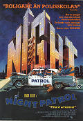 Night Patrol 1984 poster Linda Blair Pat Paulsen Jaye P Morgan Jackie Kong Bilar och racing Poliser