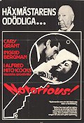Notorious (1947) Poster 70x100cm Alfred Hitchcock/Ingrid Bergman/Cary Grant