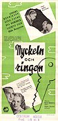 Nyckeln och ringen (1949) Poster 30x70cm Anders Henriksson/Aino Taube