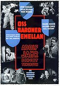 Oss baroner emellan (1940) Poster 70x100cm Adolf Jahr/Birgit Tengroth/Thor Mod�en/G�sta �berg art/Sandrews