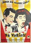 P� variet� (1952) Poster 70x100cm Dean Martin/Jerry Lewis