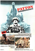 Patton 1970 poster George C Scott Karl Malden Franklin J Schaffner Krig