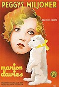 Peggys miljoner 1933 poster Marion Davies Hundar