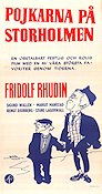Pojkarna p� Storholmen (1932) Poster 30x70cm Fridolf Rhudin/Sigurd Wall�n/Margit Manstad
