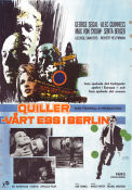 Quiller vårt ess i Berlin 1966 poster George Segal Alec Guinness Max von Sydow Senta Berger Michael Anderson Agenter