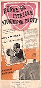 R�kna de lyckliga stunderna blott (1944) Poster 30x70cm Sonja Wigert