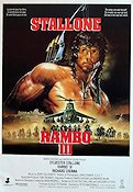 Rambo 3 (1988) Poster 35x50cm Belgium Sylvester Stallone/Rambo