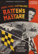 Rattens mästare 1957 poster Jean Wallace Arthur Franz Cornel Wilde Bilar och racing