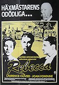 Rebecca (1940) Poster 70x100cm Alfred Hitchcock/Laurence Olivier/Joan Fontaine