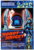 Robotkriget 1979 poster Richard Kiel Corinne Cléry Barbara Bach Aldo Lado