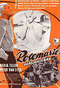 Rosemarie glädjeflickan 1958 poster Nadja Tiller Peter van Eyck Rolf Thiele Damer Rökning