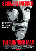 The Running Man 1987 poster Arnold Schwarzenegger Maria Conchita Paul Michael Glaser