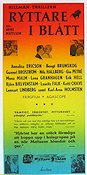 Ryttare i bl�tt (1959) Poster 30x70cm Annalisa Ericson/Bengt Brunskog/Arne Mattsson/Hillman